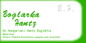 boglarka hantz business card