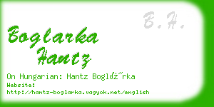 boglarka hantz business card